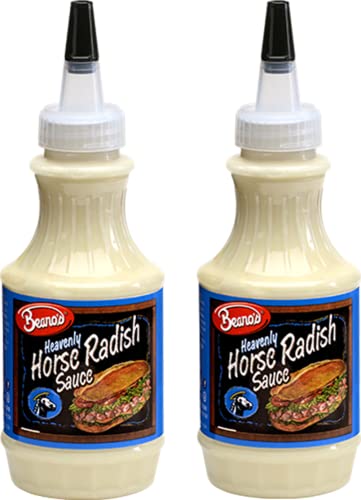 Beano's Heavenly Horseradish Sauce, 2-Pack 8 Fl Oz Bottles