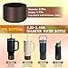 BKBY Chameleon Silicone Water Bottle Boot, Compatible with Stanley Tumbler 20 30 40oz & Hydroflask 12-24oz, Fit More Bottle/Tumblers 2.8-2.95in Bottom Anti-Slip Protector Rubber Sleeve