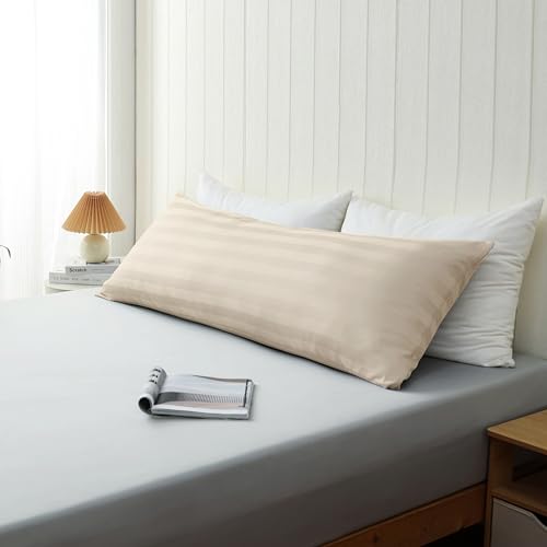 100% Cotton Zippered Body Pillow Protectors (20" 54") 1 Pack