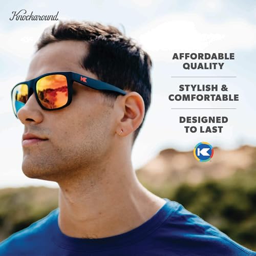 Image of Knockaround Large Polarized Sunglasses for Men & Women - UV400 Protection