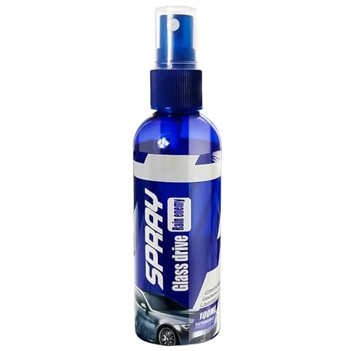 Tratamiento Antilluvia Parabrisas, Repelente Agua Parabrisas, 100ml Spray Repelente al Agua para el Coche, Anti Lluvia Cristales Coche para limpiar el vaho y el agua de lluvia del cristal