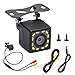 Set Telecamera per Auto 720P, Telecamera Auto Impermeabili IP68 con Grandangolo 170°, Telecamera Retromarcia con Visione Notturna Chiara e 12 LED per Camper, Camion, Pick-up e Rimorchi, Cavo da 6 m