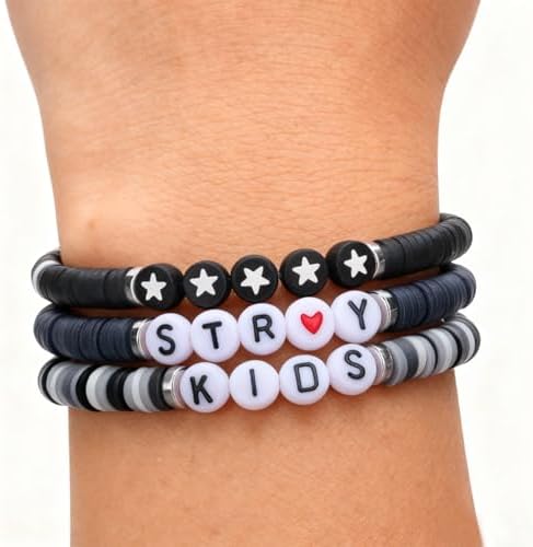IDesign KPOP Necklace Bracelet Merch Outft STRAY Fans Gifts for Men women Girls Boys (bracelet)