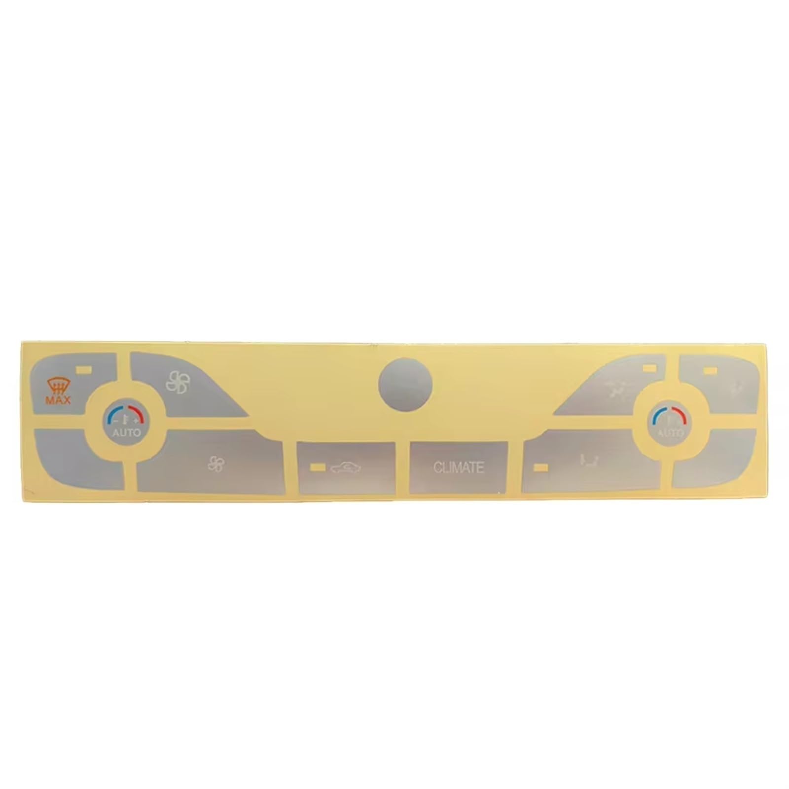 Button Repair Sticker Compatible with for S-Max 2011 Lettering Buttons Sign Black Overlay Repair Sticker Car Interior Parts