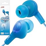 JVC HAFX5A Gumy Plus Inner Ear Headphones (Blue)