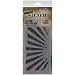 Stampers Anonymous Tim Holtz Layered Stencil, 4.125 by 8.5-Inch, Rays