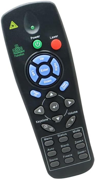 Replacement Remote Control Work for TV/Audio/Projector for Vivitek LCD Projector D857WT D859 D860 DW884ST DX813