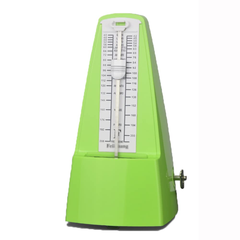 Métronome mécanique universel macaron green pour piano et violon