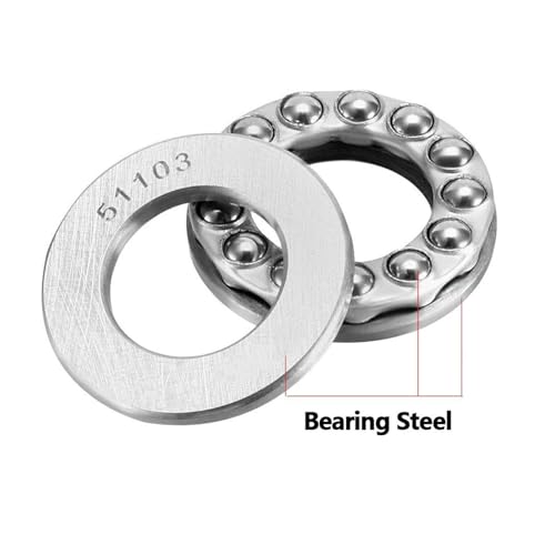 Roulements à billes de butée 51103 pièce mécanique acier pour arbre axial