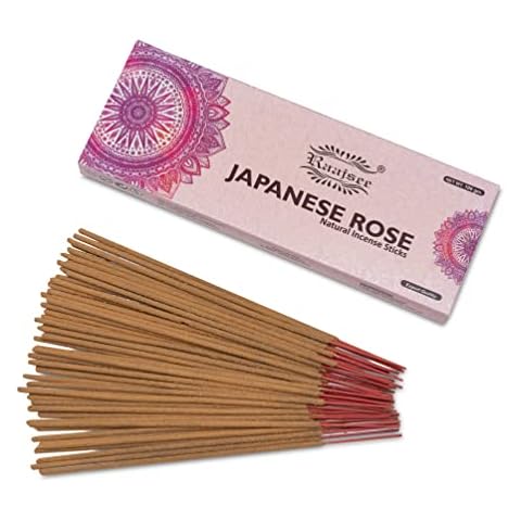 raajsee Japanische Rose- Räucherstäbchen,100 g Packung Cover