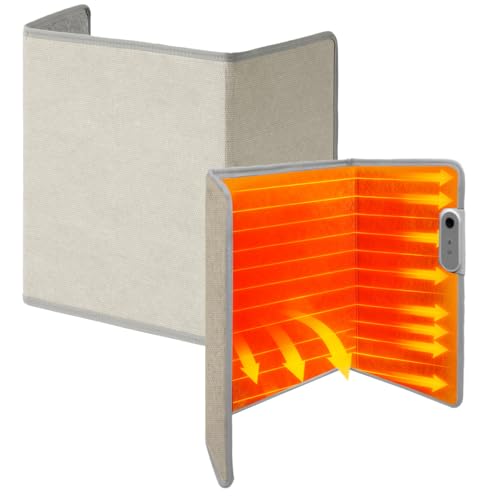 TOKAIZ パネルヒーター 足元 デスク 省エネ 冷え対策 3面 タイマー付き(2/4/8時間選択可) 3段階温度調整 転倒オフ デスクヒーター 遠赤外線 足元ヒーター 足元暖房 折りたたみ フットヒーター オフィス 暖房器具 ケージ防寒対策 TPH-0