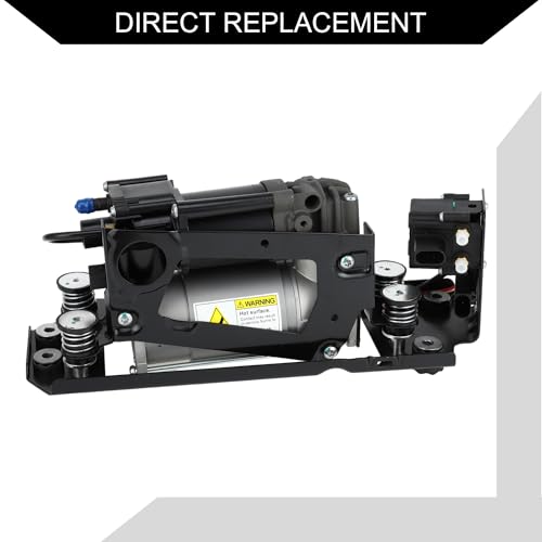 Hihaha Keine. 37206875176 Luftfederkompressor mit Halterung und Ventil für BMW 530i 540i Base 2017 / Niedriger Luftfahrtpumpe/Stabil / 1 Stück