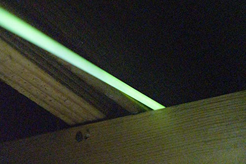 Gardner Bender Ftx-15Gl Glo Fish 15 Ft, Luminescent Glow-In-The-Dark Fiberglass Fish Sticks, Bullet Nose And Hook End, 5 Interlocking 3 Ft Sticks, White #TOP4