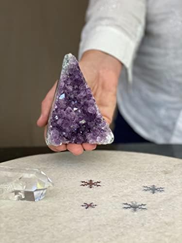 Deep Purple Project Amethyst Rock Crystal 0.5 to 1.0 Lb - Raw Clusters from Uruguay Quartz Geode (250 Grams to 500 Grams)