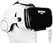 Produktbild VR-PRIMUS® VA4 - VR Brille für Handys. Kompatibel mit iPhone X XS XR 11 Pro und Android Handys bis 6.2 Zoll z.B. Samsung,Huawei,LG,Sony, Xiaomi, Google Cardboard | + Fernbedienung für Android Handy 's