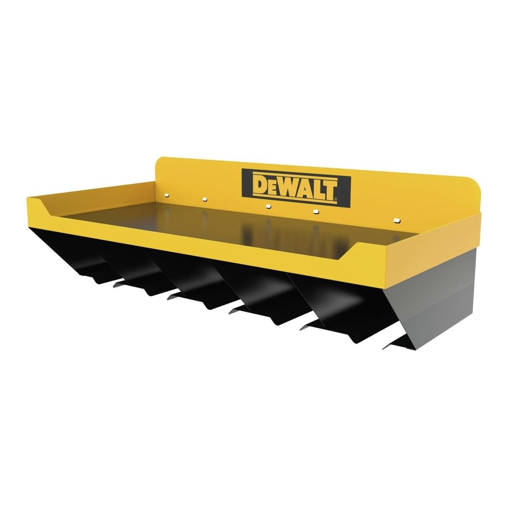 DEWALT Organizador de herramientas, estante de almacenamiento de herramientas eléctricas, soporta hasta 5 herramientas, capacidad de 100 libras, compatible con el sistema de almacenamiento de taller