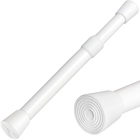 Amazon 強力つっぱり棒強力太タイプの突っ張り棒支え棒セット ホワイト 耐荷重30 10kg 取付幅135 250cm 取付高さ135 240cm つっぱり棒 つっぱり棚 オンライン通販