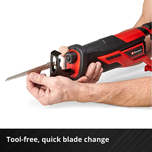 Einhell Power X-Change 18V Cordless Reciprocating Saw ~ 26mm Stroke Height, 18cm Cutting Depth, Wood Saw Blade ~ TE-AP 18/26 Li Solo Electric Saw - Battery and Charger Not Included 7 Einhell Power X-Change 18V Cordless Reciprocating Saw ~ 26mm Stroke Height, 18cm Cutting Depth, Wood Saw Blade ~ TE-AP 18/26 Li Solo Electric Saw - Battery and Charger Not Included - Image 7