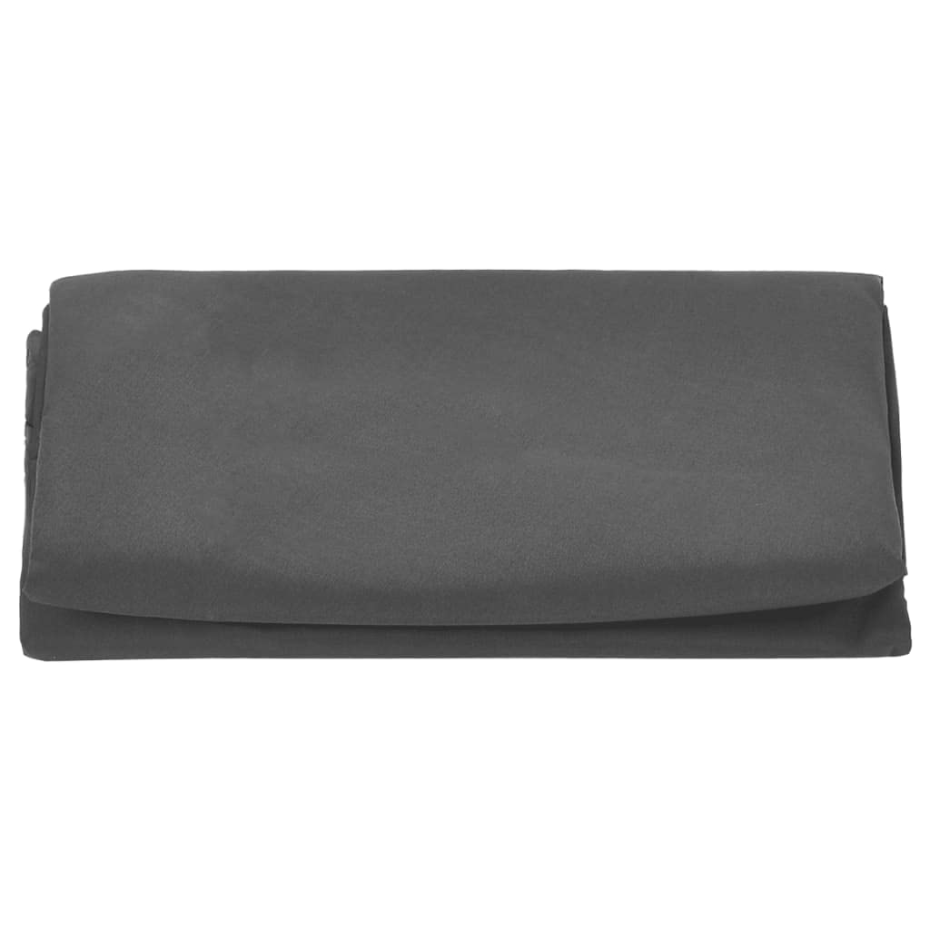 vidaXL Tela de Repuesto para Sombrilla Voladiza Dosel Lona Recambio Jardín Patio Terraza Balcón Parasol Refugio Impermeable Gris Antracita 300 cm