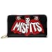 Produktbild XCNGG Brieftasche Misfits Leder Brieftasche, Kartenpaket, Faltbare Brieftasche, Mode Brieftasche, personalisierte benutzerdefinierte Brieftasche