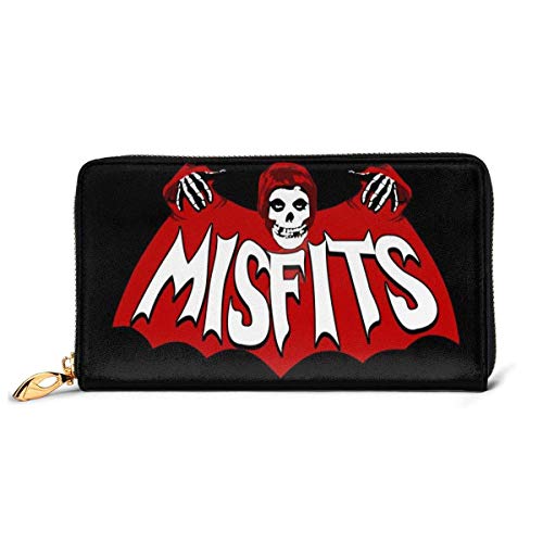 Preisvergleich Produktbild XCNGG Brieftasche Misfits Leder Brieftasche, Kartenpaket, Faltbare Brieftasche, Mode Brieftasche, personalisierte benutzerdefinierte Brieftasche