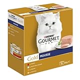 Disponibles en latas de 85 g Gourmet Purina Gold - Comida Húmeda para Gato