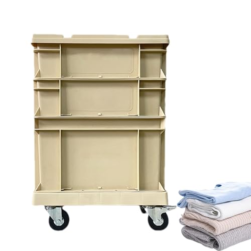 Generisch de almacenamiento de estilo industrial, de almacenamiento de herramientas con ruedas, cajas de almacenamiento apilables estilo industrial, de flores móvil para ropa
