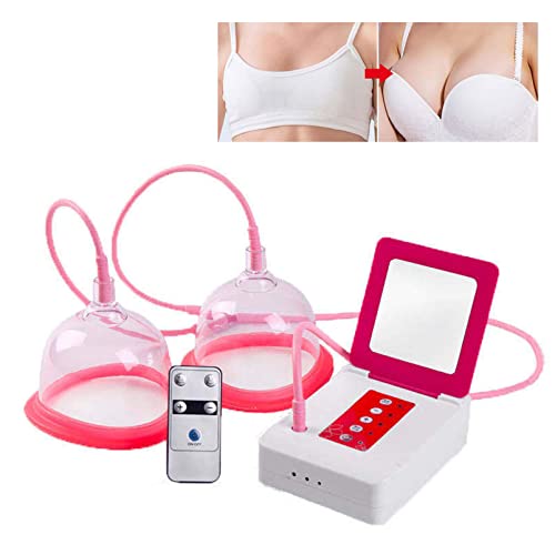 ZIAMOO Copa Masajeadora de Senos para Mujer, Masaje del Pecho, Anti Flacidez Herramienta de Masaje Aumento de Senos, Eléctrica Inalámbrica para El Cuidado del Pecho Femenino