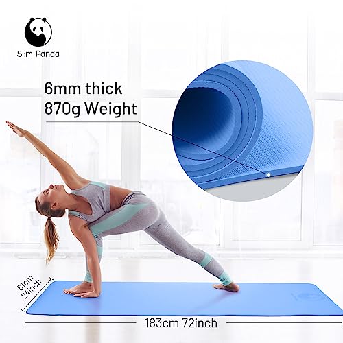 Slim Panda Yoga Mat 6mm - Image 3