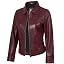 Jose - Women Burgundy Leather Jackets