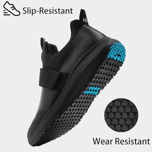 Non Slip Work Shoes for Men Food Service Waterproof Kitchen Chef Slip On Restaurant Shoes Slip Resistant Walking Sneakers Lightweight Comfortable Working Footwear3