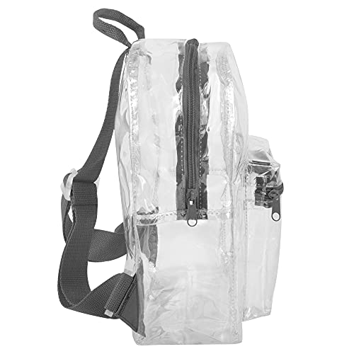 MADISON & DAKOTA Clear Mini Backpacks for Beach, Travel - Stadium Approved Bag with Adjustable Straps3