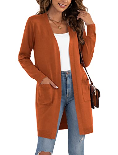 Image of VIISHOW Women's Classic Cardigans Long Sleeve Open Front Casual Knit Cardigan Sweaters Coat Soft Outwear