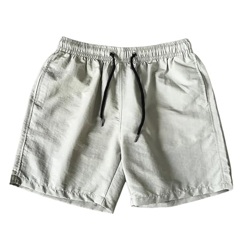 Generico Pantalones de hombre cortos de verano cortos casuales de verano para hombre Pantalones de Quarti Color Caramelo Pantalones deportivos para hombre delgados anchos secado rápido Bañador
