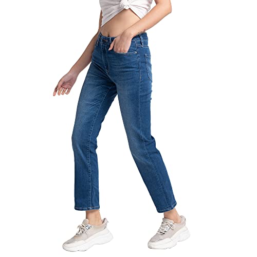 Image of Spykar Women's High Rise Regular Fit Jeans