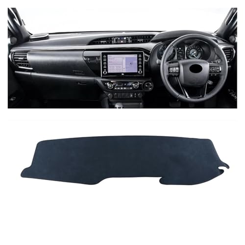 Tapis de protection de tableau de bord antidérapant et pare-soleil anti-reflet pour Hilux SR5