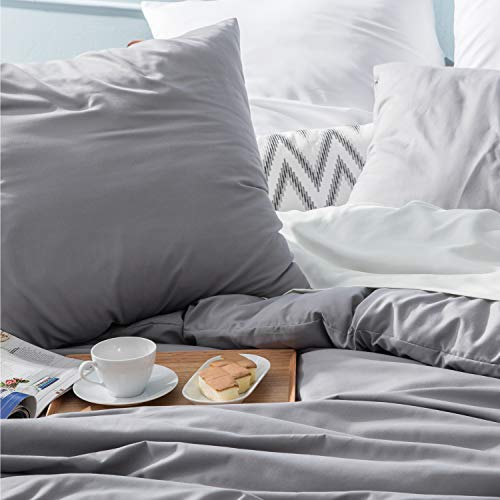 BEDSURE beddengoed, 135 x 200 cm, 2-delig dekbedovertrek - beddengoedset 135 x 200 cm met 80 x 80 cm kussensloop… - Image 7