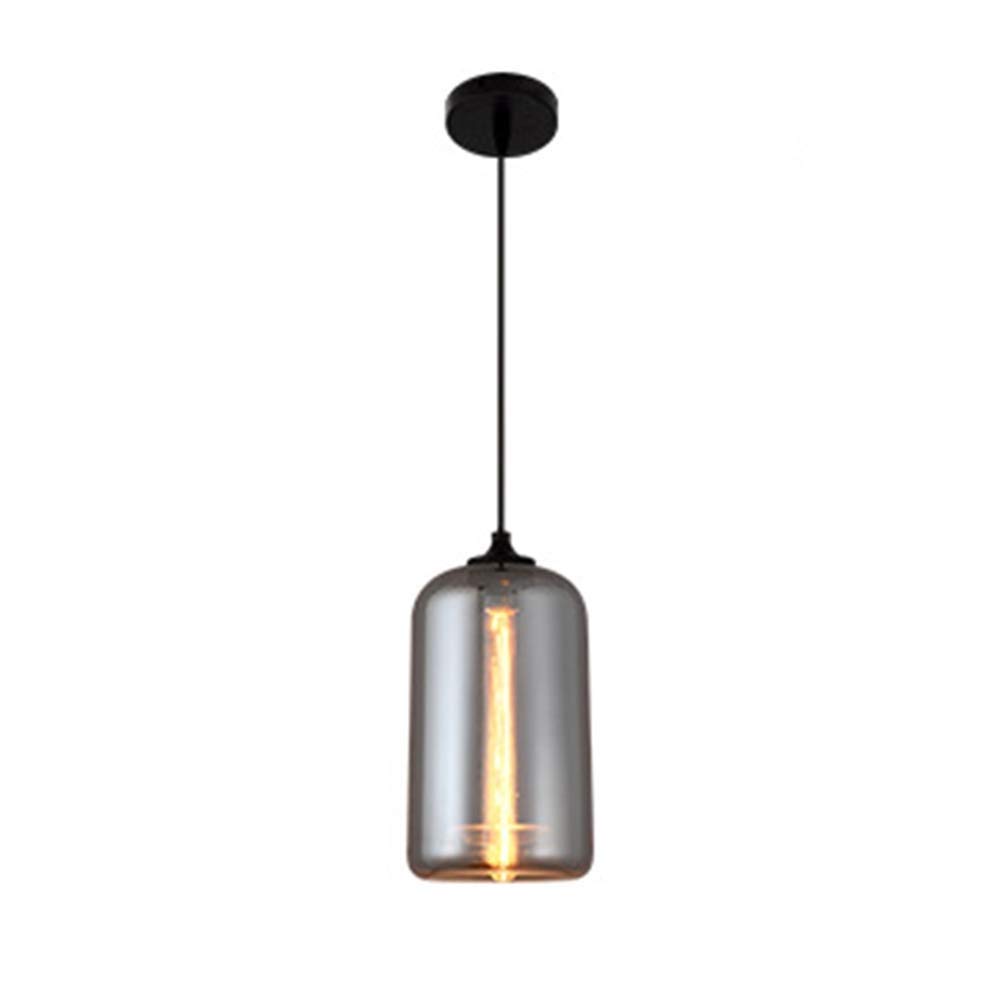 Lustre créatif moderne en verre fumé pour hôtel et loft