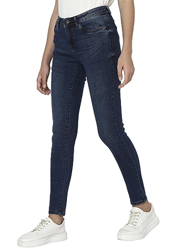 Image of VERO Moda Women High Rise Skinny Fit Light Fade Stretchable Jeans