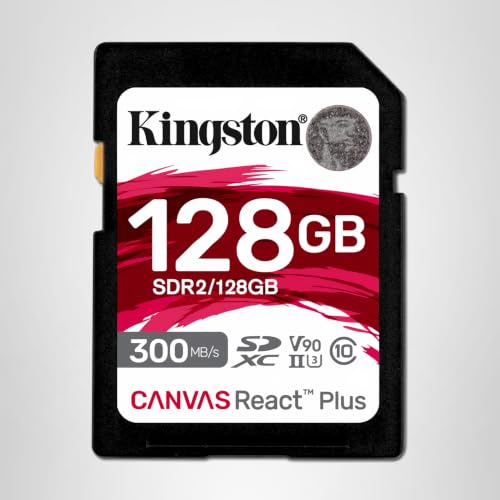Kingston Canvas React Plus V90 128GB