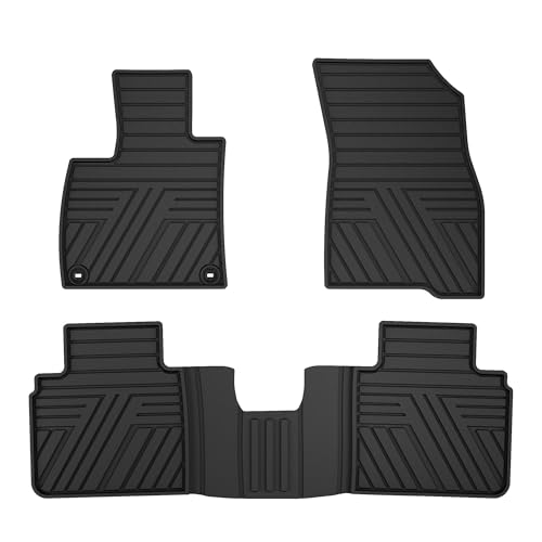 Floor Mats Fit for Honda Accord Sedan 2026 2025 2024 2023 (Gasoline & Hybrid) All Weather Protection Custom Fit Anti-Slip Floor Liners 1st & 2nd Row Black