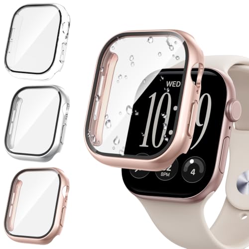 Tensea 3PCS for Apple Watch Screen Protector Case Series 12 46mm