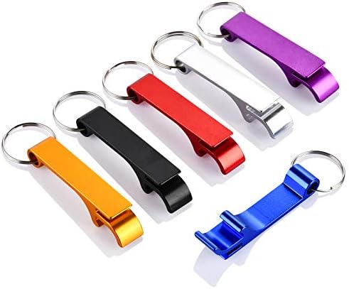 6PCS Colorful Mcyye Beer Bottle Openers, Premium Metal Keychain Bottle Opener, Beverage Bottle Opener for Men, Women, Small and Practical, Easy to Carry, Open the Lids of Beer Bottle Easily
