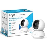 TAPOC210 TP-Link Tapo 2K Pan Tilt Security Camera, Baby Monitor, Dog Camera/Motion Detection, 2-Way Audio, 3MP, Night Vision, Cloud &SD Card Storage, Works with Alexa & Google Home, No Hub Required (Tapo C210)