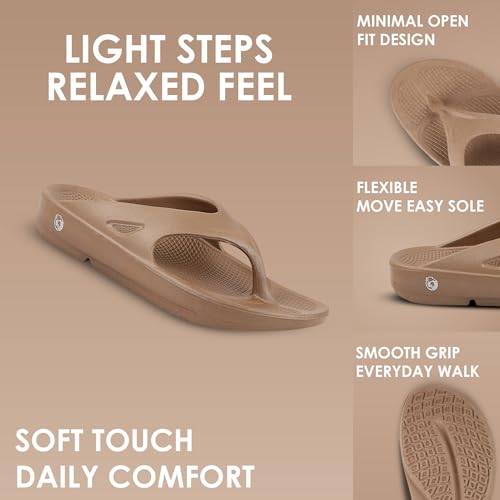 Image of URJO CLASSIC Women's Slippers /FlipFlops Lightweight Super Flexible Arch Support Durable Anti Skid & Stylish Dailywear Slippers /FlipFlops for Women