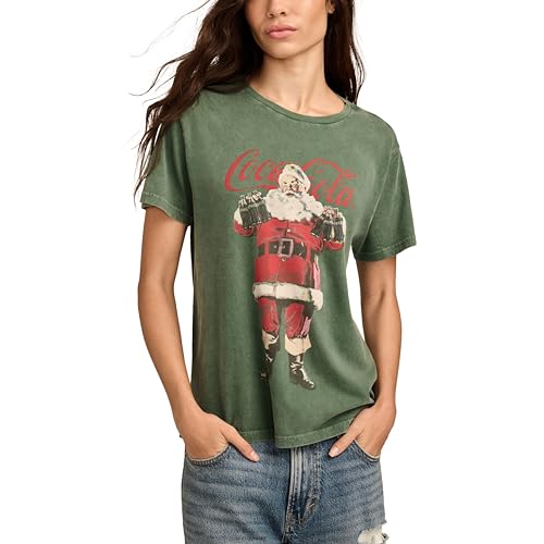 Lucky Brand Women's Graphic Tee, Hunter Green
