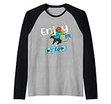 Enjoy the Life Basketball Skaten PC zocken Sport Sportfans Raglan