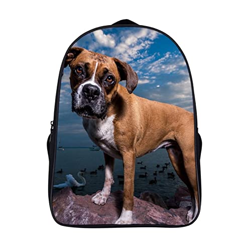 Sac à dos cool 3D Boxer pour l'école et les sorties décontractées