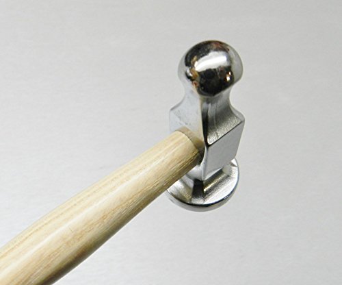 Chasing Hammer Jewelry Hobby Silversmiths Hammers 28mm Flat Face Diameter 1-1/8" by JTS