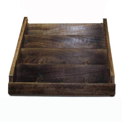 EliteKoopers Mango Wood Multi Purpose Display Stand For Home Books Plants (no header)